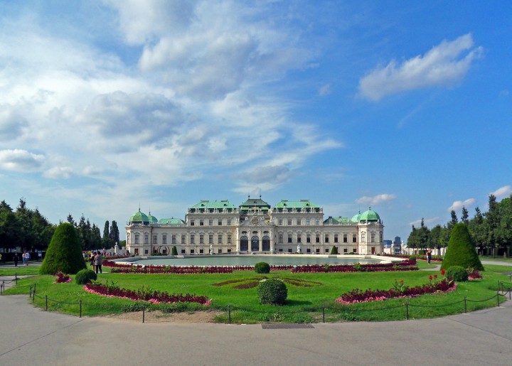 la zona del palazzo Belvedere è una delle migliori dove alloggiare a Vienna